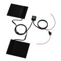 Heated Motorcycle Handlebar Grips Waterproof Warmer Electric Heated Grip Cover Bicycle Grips Heating Pad Motorcycle Grip Warmer. 