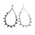 PESENAR New Rivets Chokers Punk Goth Handmade CCB Material Choker Necklace Spike Rivet Necklace Rock Gothic Chokers. 