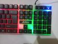 RGB GAMING KEYBOARD With multi color light effect, works in mobile and computer. 