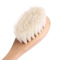Wooden Handle Brush Baby Hairbrush Newborn Hair Infant Comb Head Massager. 
