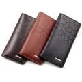 Men Long Wallet PU Leather Slim Wallet Long Clutch Leather Wallet Long Business Male Wallet Coin Purse Men Purse Pouch with Card Holder for Men. 