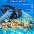 Diving Mask Swimming Goggles For GoPro Underwater Sports Camera Tempered Glass Professional Scuba Dry Snorkel Tube Adults Youth. 