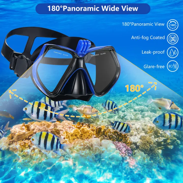 Diving%20Mask%20Swimming%20Goggles%20For%20GoPro%20Underwater%20Sports%20Camera%20Tempered%20Glass%20Professional%20Scuba%20Dry%20Snorkel%20Tube%20Adults%20Youth%20-%20Image%204