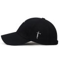 Unisex Graffiti Baseball Cap Hiphop Outdoor Sun Hat Adjustable Cross Embroidery Baseball Cap for Men Women. 
