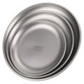 Titanium Purification Plate Backcountry Dinnerware Lightweight Stackable Camping Tray Creative Home Dish Plate Camping Supplies. 