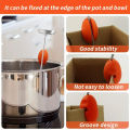 Fixed Probe Clip Candy Making Temp Probe Pot Clip Holder Silicone Thermometer Holder Clip For Pot Kitchen Gadgets. 
