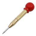Automatic Spring Loaded Center Punch Glass Breaker Window Puncher Drill Bit Center Punch Eyelet. 