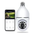Security Camera HD 1080PP IP Security Surveillance Camera 360° Rotate Auto Tracking Panoramic Bulb Camera Wireless PTZ Camera Speed Dome CCTV Full Color Night Vision Motion Detection 4X Digital Zoom Two-Way Audio. 