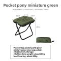MOUNTAINHIKER Camping Portable Folding Stool Ultra-light Aluminum Alloy Storage Chair Mini Fishing Chairs Picnic Light Furniture. 