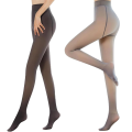 Translucent Pantyhose for Women Fleece Lined Pantyhose Thermal Stretchy Comfortably Leggings Winter Warm Tights Pants 85g/220g. 