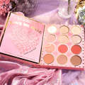KEVIN & COCO BEAUTY MAKEUP PALETTE BOOK 72 COLOR EYESHADOW , 6 HIGHLIGHTER , 6 BLUSHER +. 