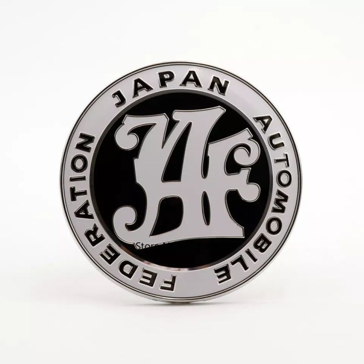 JAF Logo Japan Automobile Federation Car Front Grill Badge Emblem Styling Stickers Accessories