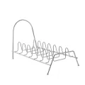 Plate Kitchen Rack Stainless Steel Nine Plate Dish Stand Utensil Rack Chrome Plated Storage Organizer.