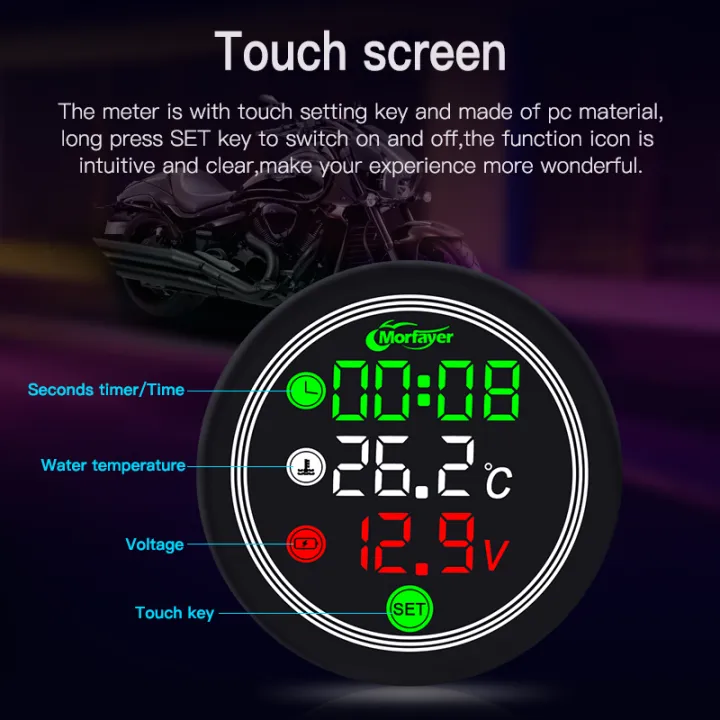 Motorcycle%20painel%20digital%20moto%20universal%20temperature%20clock%20Mini%20full%20screen%20thermometer%204%20in%201%20Touch%20screen%20meter%20-%20Image%203