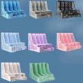 Multi-color file rack folder storage box desktop file box multi-functional file basket multi-layer shelf office bookshelf. 