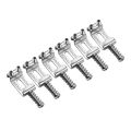 Electric Guitar Bridge Saddles With Wrench Electric Guitar Replacement Parts for ST Guitar 6Pcs.