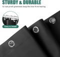 Waterproof Shower Curtain Liner for Bathtub 180x180cm Stall Bathroom Curtain with Magnets Plastic Mold Resistant Shower Curtain. 