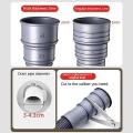 3/4/ 5m Caravan Sewer Pipe Kit Foldable RV Trailer Sewer Hose With Adjustable Adapter And Clamp Leakproof RV Hose Rv Accessories. 