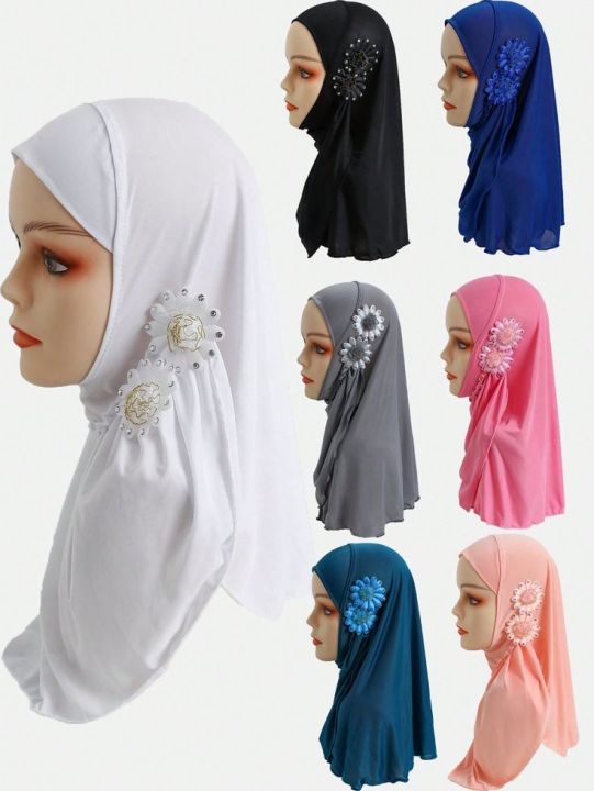 Kids%20Hijab%20With%20flowers%20Muslim%20Girls%20Scarf%20Shawls%20Soft%20and%20Stretch%20for%202%20to%207%20years%20old%20Little%20Girls%2050cm%20Arab%20Children%20Hijabs%20-%20Image%203