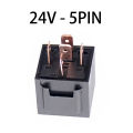 1Pcs DC 12V 24V 80A 100A 4/5 Pins Waterproof Automotive Relay Switch SPDT Car Control Device Car Relays High Capacity Switching. 