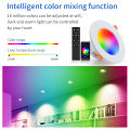 Tuya Smart 220V 10W LED Downlight RGB WW CW Bluetooth Dimmable RF 2.4G Remote Group Control for Bedroom Living Room Decorate lightify. 
