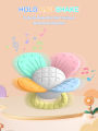 BPA Free Baby Silicone Teethers Sensory Toy Easy to Grasp Infant Teething Toys Food Grade Chewable Toys for Babies Newborn . 