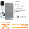 Home Electric Heating Pad Back Shoulder Office Winter Warming Blanket 10 Heat Thermal Mat Abdomen Period Menstrual Belt.