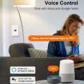 VBU Tuya WiFi US Smart Dimmer Switch Light Need Neutral Wire Touch Voice Control Lamp Switch Work with Alexa  Home lightify. 
