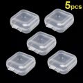 Transparent Plastic Jewelry Box with Buckle Closure Large Capacity 30 Compartments Storage Container for Small Accessories.