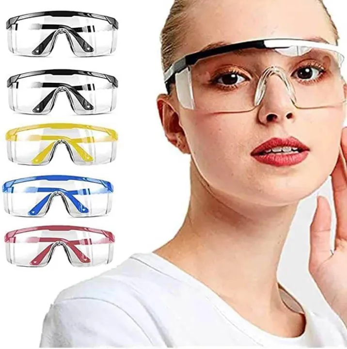 Spectacles Protection Safety Goggles Protective transparent Safety Glasses Anit-Splash Dust ...