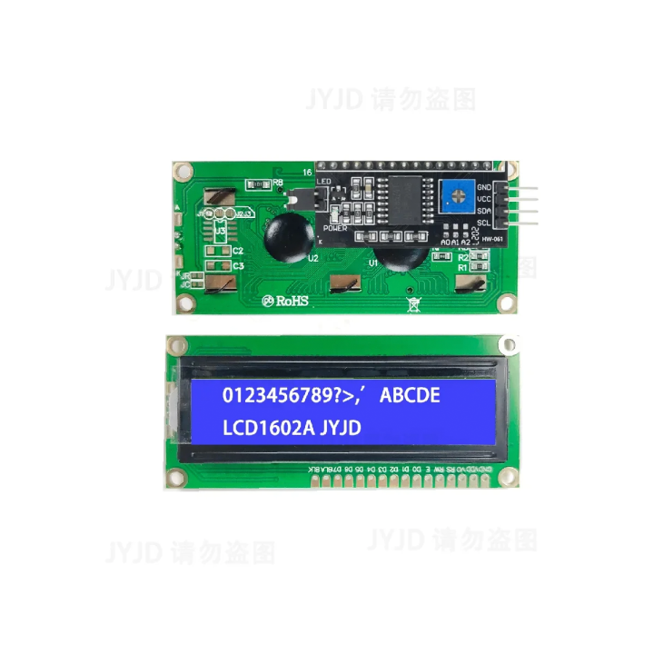 LCD1602+I2C%201602%2016x2%201602A%20Blue/Green%20screen%20HD44780%20Character%20LCD%20/w%20IIC/I2C%20Serial%20Interface%20Adapter%20Module%20For%20Arduino%20-%20Image%203