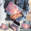 cherry blossoms and moonlight - scratch-resistant PVC material, sticky decorations suitable for various laptop models, laptop. 