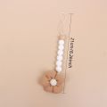 Flower Baby Pacifier Clip Chain Newborn Dummy Nipple Holder Clips BPA Free Cotton Teething Toys Soother Pendant Holder. 