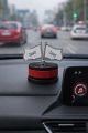 New Solar Powered Islamic Kalima Twin Flag Car Dashboard Ornament. 