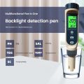 5-in-1 Water Quality Tester, PH / TDS / EC /Salinit/Temperature Water Quality Tester, Water Testers with Back light | High Accuracy 0.01 PH | Mini Water Meter Quality for Drinking Water Hydroponics. 