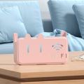 Premium WiFi Router Stand & Storage Box - Wall Mount Router Holder with Cable Management - Decorative WPC Board Shelf for Home & Office.