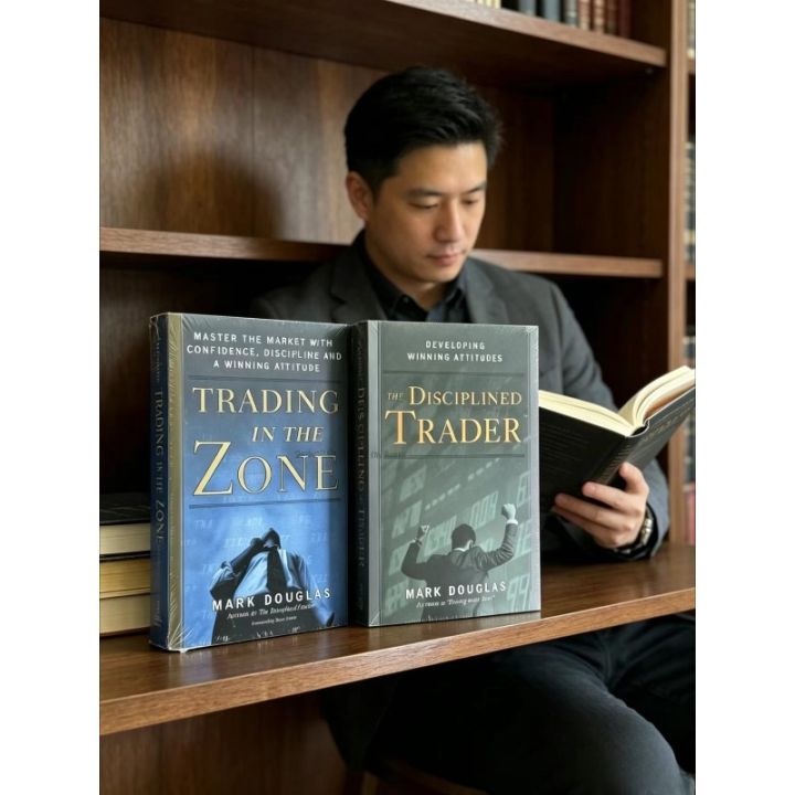 Mark Douglas Trading Books Collection - Trading in The Zone & The Disciplined Trader | Master Trading Psychology & Discipline