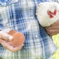 24-6pcs Fake Chicken Eggs Poultry Layer Coop Hatching Simulation Graffiti Eggs Dummy Egg Hen Poultry Chicken Prank Plastic Eggs. 