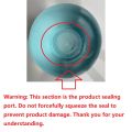 Blue Maltose Squishy Toys Anti Stress Sensory Fidgets Toy Soft Simulated Transparent Blue Maltose Slow-rebound Decompression Toy.