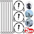1-5Set Stainless Steel Safety Rope Lanyard for Hero 13 12 11 Anti-lost Hand Wristband Hanging Ropes for Insta360 X5.