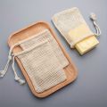 Natural Mesh Soap Bags - Soft, Reusable & Breathable Facial Cleansing Foam Nets , Ideal for Travel & Home Use - Accessory.