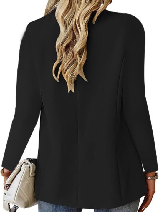 Autumn%20long-sleeved%20solid%20colour%20cardigan%20one-button%20small%20suit%20jacket%20for%20women%20-%20Image%202