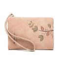 New women's portable short wallet frosted retro cute cartoon printing hardware bird fashion versatile multi-functional student C. 