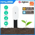 Zigbee Temperature Humidity Moisture Detector Smart Soil Tester Moisture Sensor Phone App RealTime Monitor for Home Garden. 
