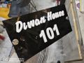 Customize 3D house nameplate 12×6 dimensions | Nameplate | stylish house name plates | office name plate. 