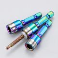 8mm Non-Magnetic Impact Socket High Torque CR-V Steel Socket Bits Hex Shank Nut Screwdriver Driver Impact Drivers Socket Adapter.