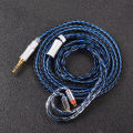 IEM Earphone Cable 16 Core Silver Plated Upgraded Cable With 3.5mm/4.4mm Plug 0.78 2PIN / QDC HIFI Replacement Headset Cord.