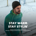 WRELS Knitted Hat Double-Sided Pullover Hat Warm Thickened Winter Hats Windproof Sun-Proof Beanie Hat Elastic Cycling Ski Cap.