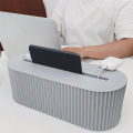 Plug Board Storage Box Cable Wire Organizer Case With Lid Socket Wireless WiFi Router Bracelet Desktop Space Saving Holder Shelf.