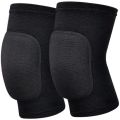 Knee Guard 2 pieces Black / Volleyball Knee Guard / Knee Support / Knee Pad. 